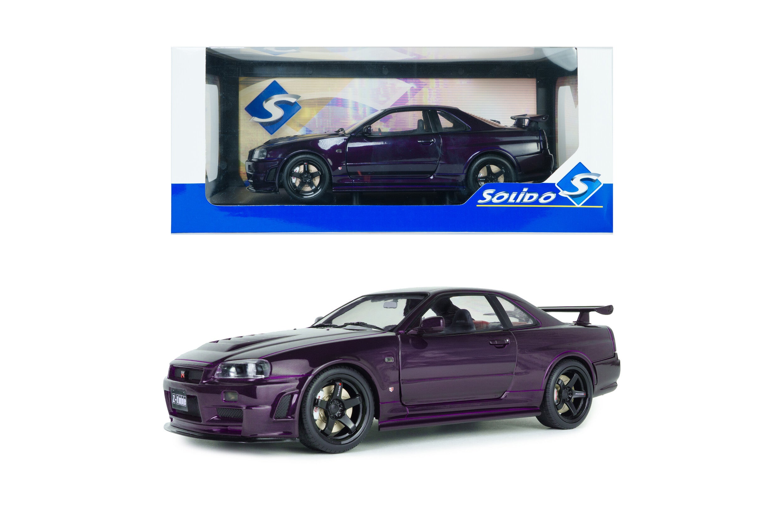 Nissan Skyline GT-R (BNR34) - Midnight Purple - 1999 - 1:18