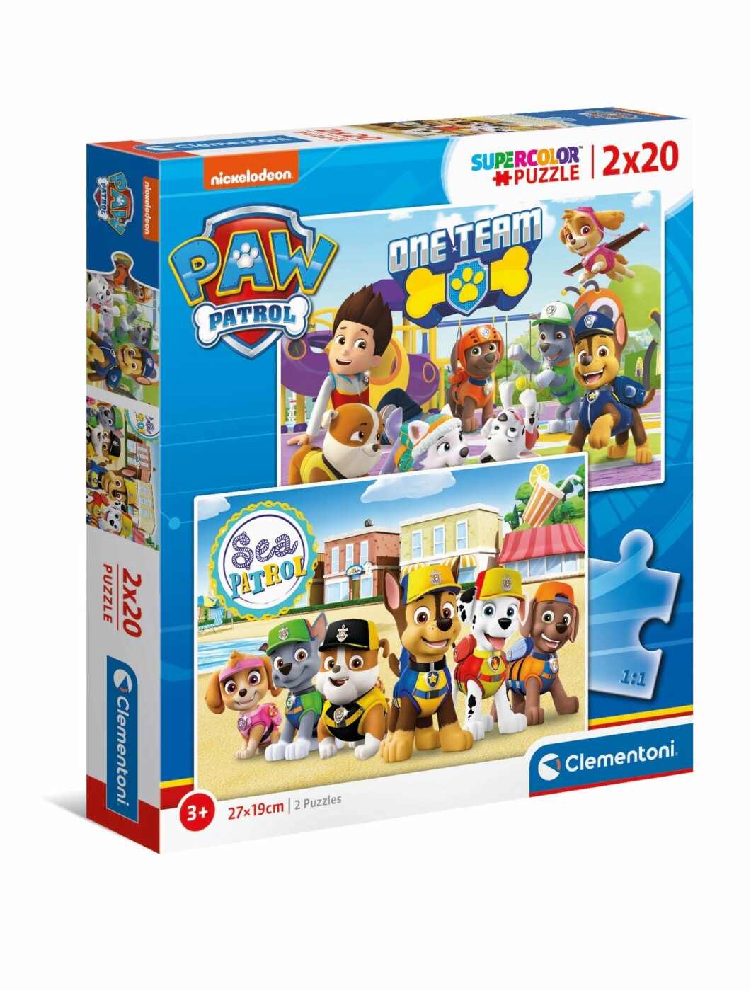 Puzzle Patrulha Pata 3 - 2x20 pcs