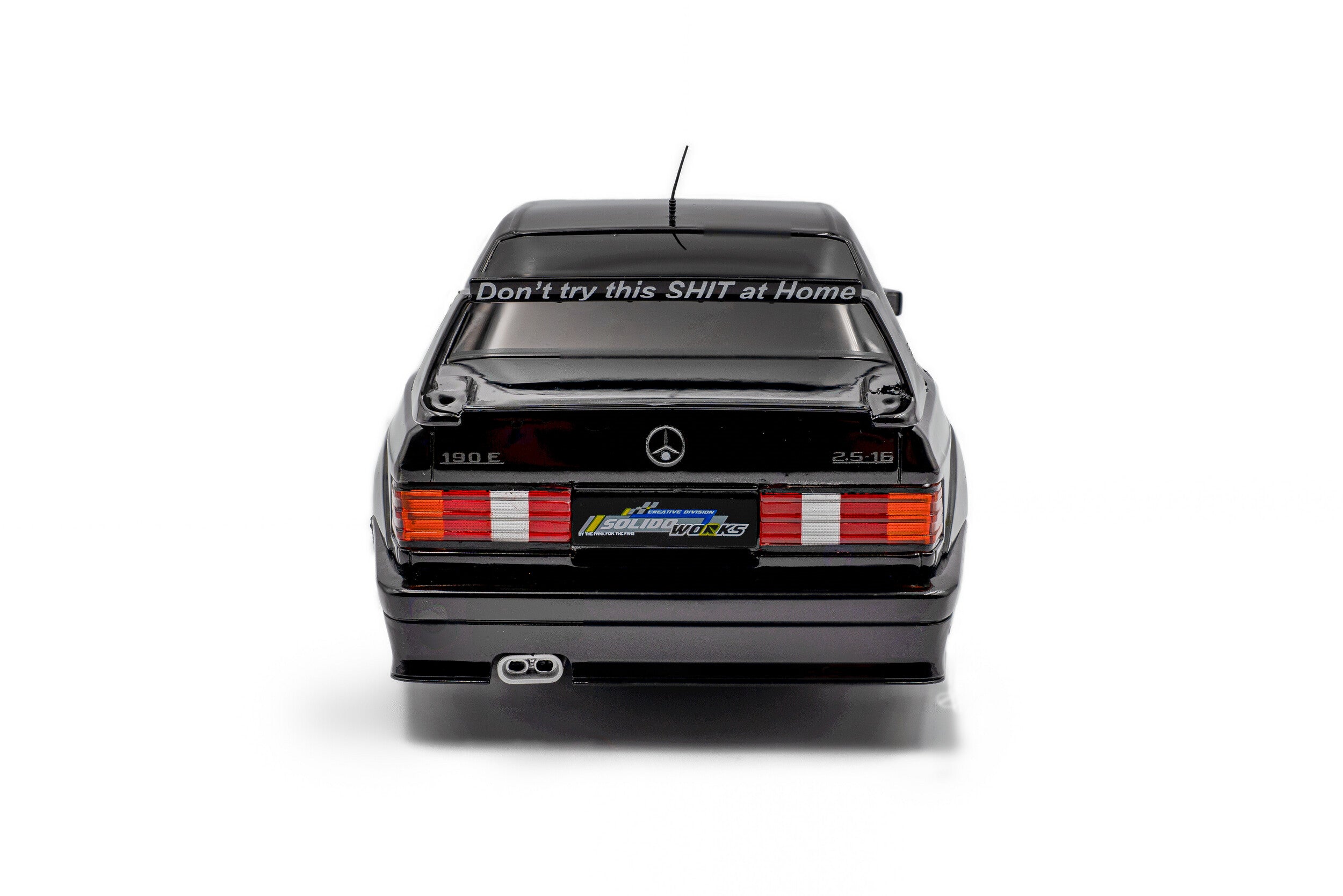 Mercedes-Benz 190 W201 Evo II Solido Works - Black - 1990 - 1:18
