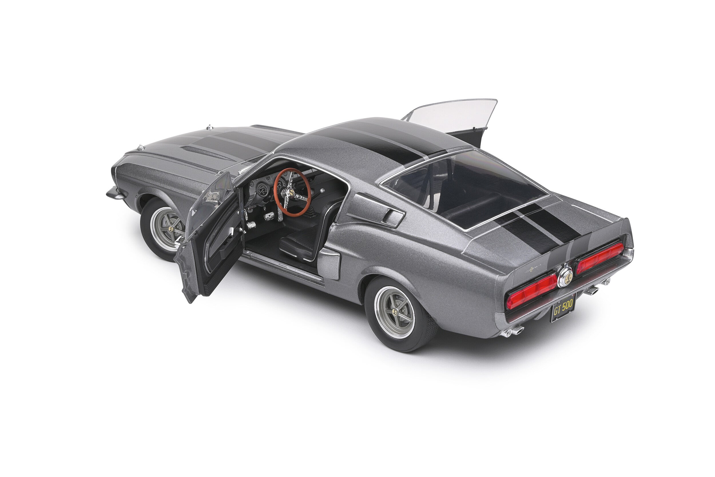 Shelby GT500 - Grey Black Stripes - 1967 - 1:18