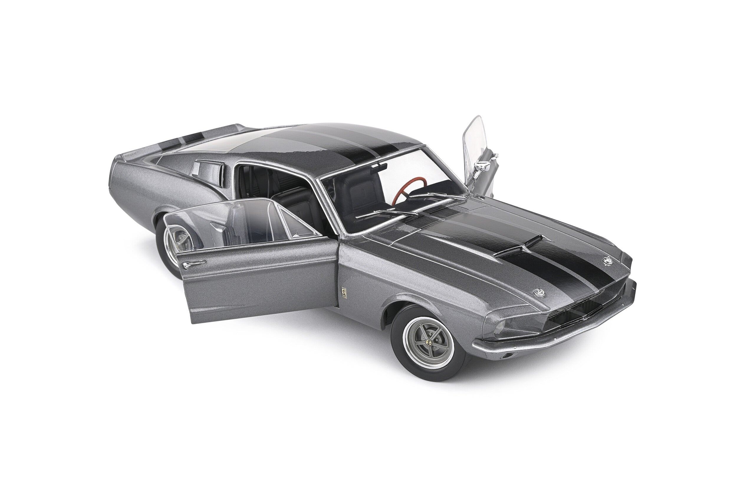 Shelby GT500 - Grey Black Stripes - 1967 - 1:18