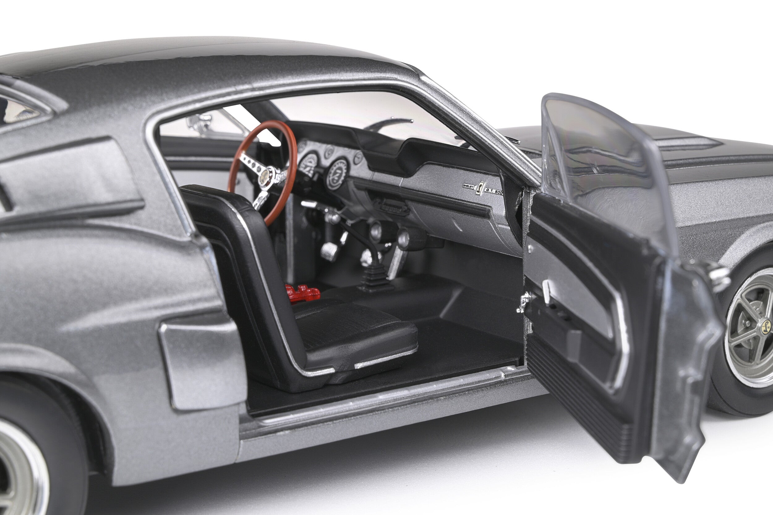Shelby GT500 - Grey Black Stripes - 1967 - 1:18
