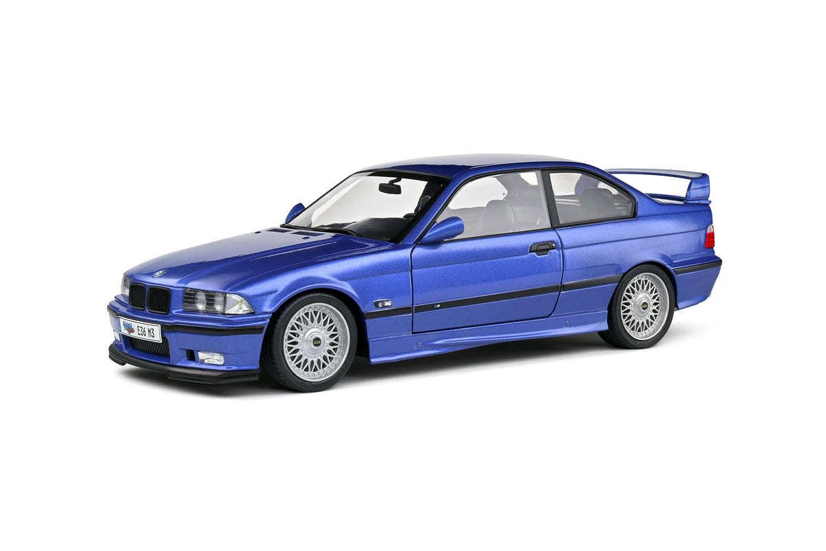 BMW M3 Coupé Estoril Blue Solido Works - 1996 - 1:18