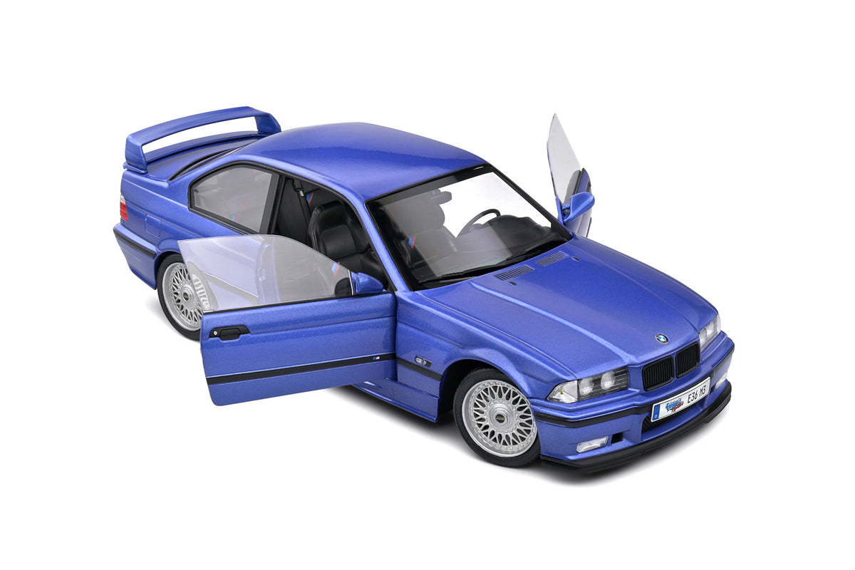 BMW M3 Coupé Estoril Blue Solido Works - 1996 - 1:18