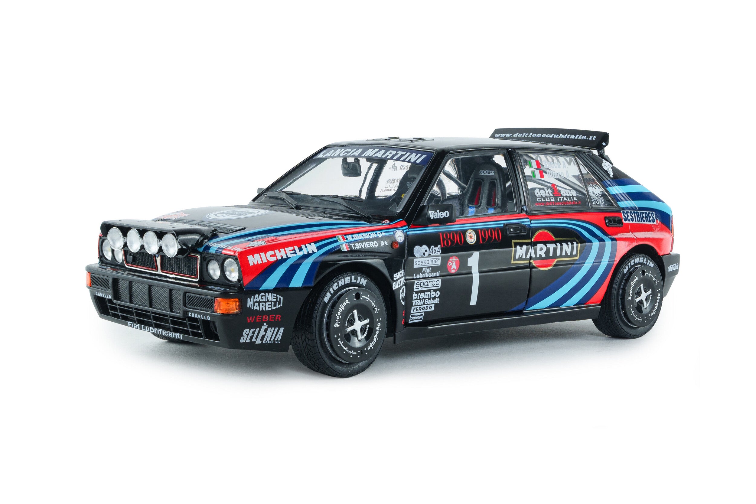 Lancia Delta HF Integrale Tribute to Biasion Rallye Monte-Carlo 1990 A. Sacco - 1:18