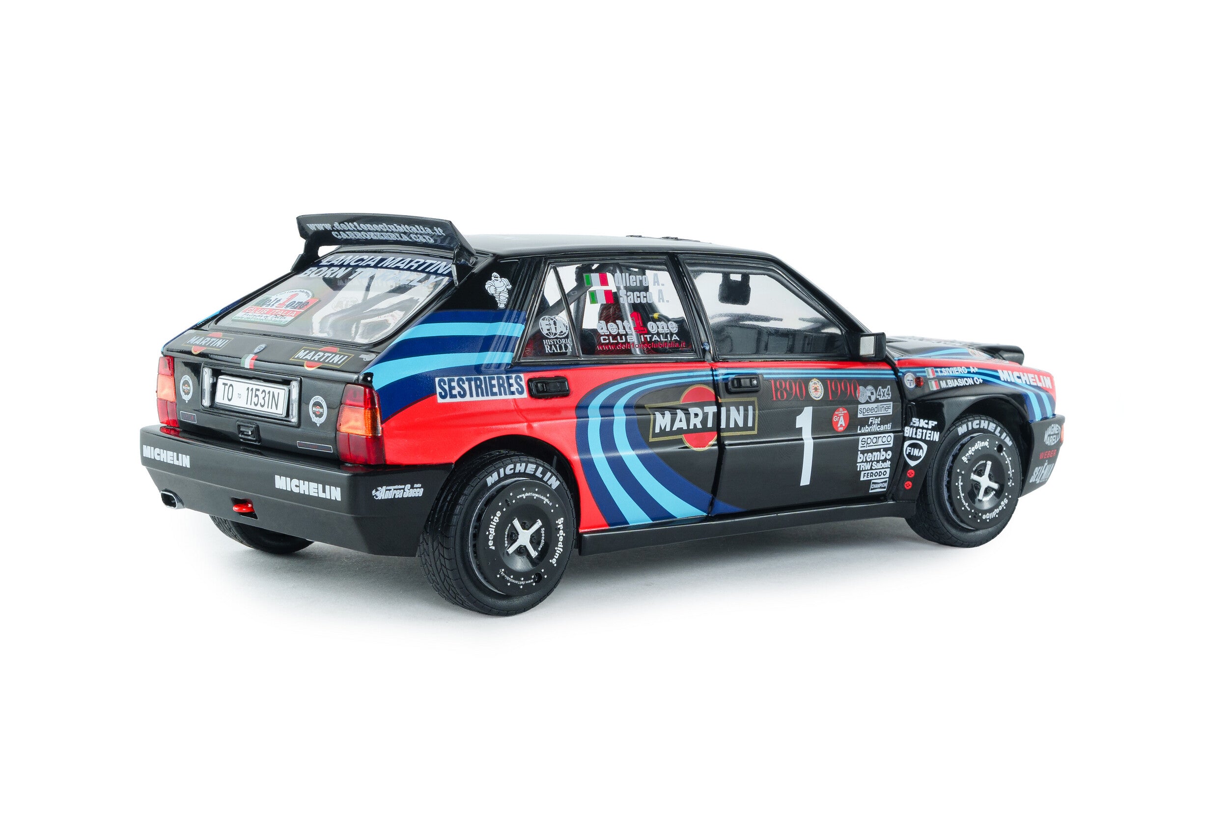 Lancia Delta HF Integrale Tribute to Biasion Rallye Monte-Carlo 1990 A. Sacco - 1:18