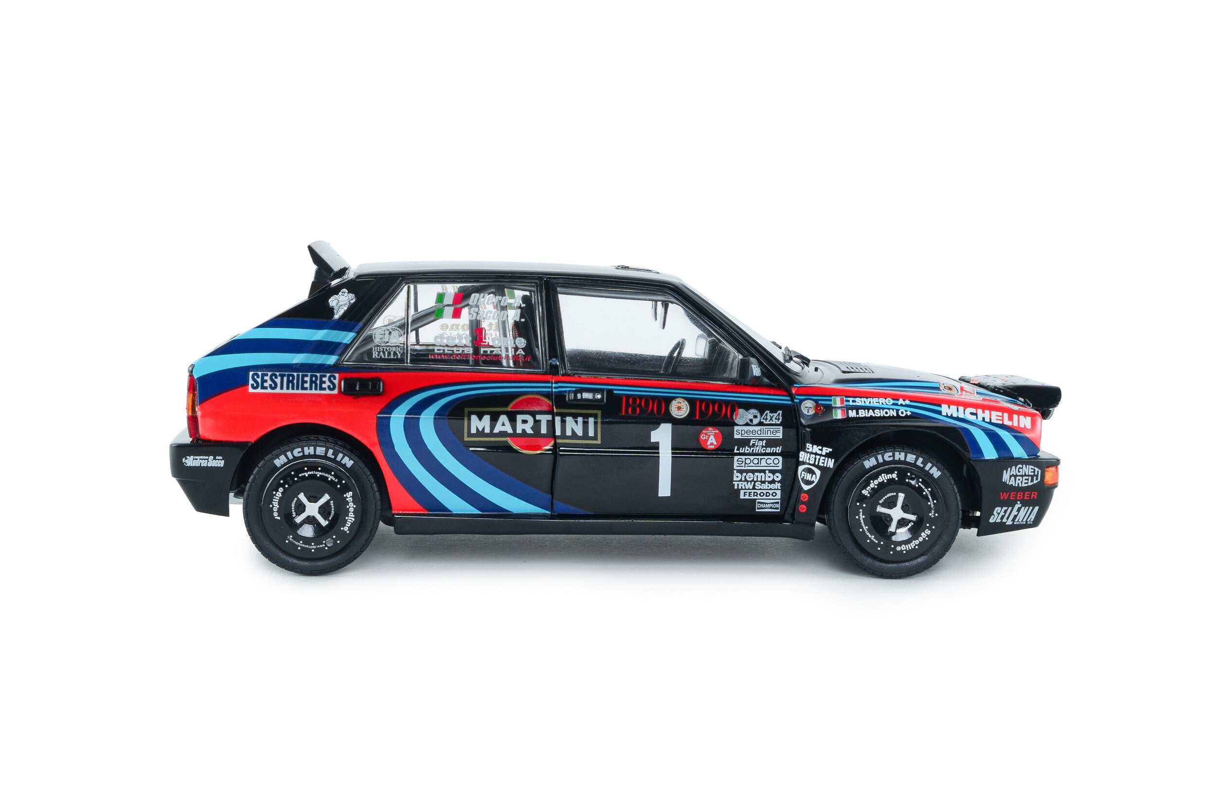 Lancia Delta HF Integrale Tribute to Biasion Rallye Monte-Carlo 1990 A. Sacco - 1:18