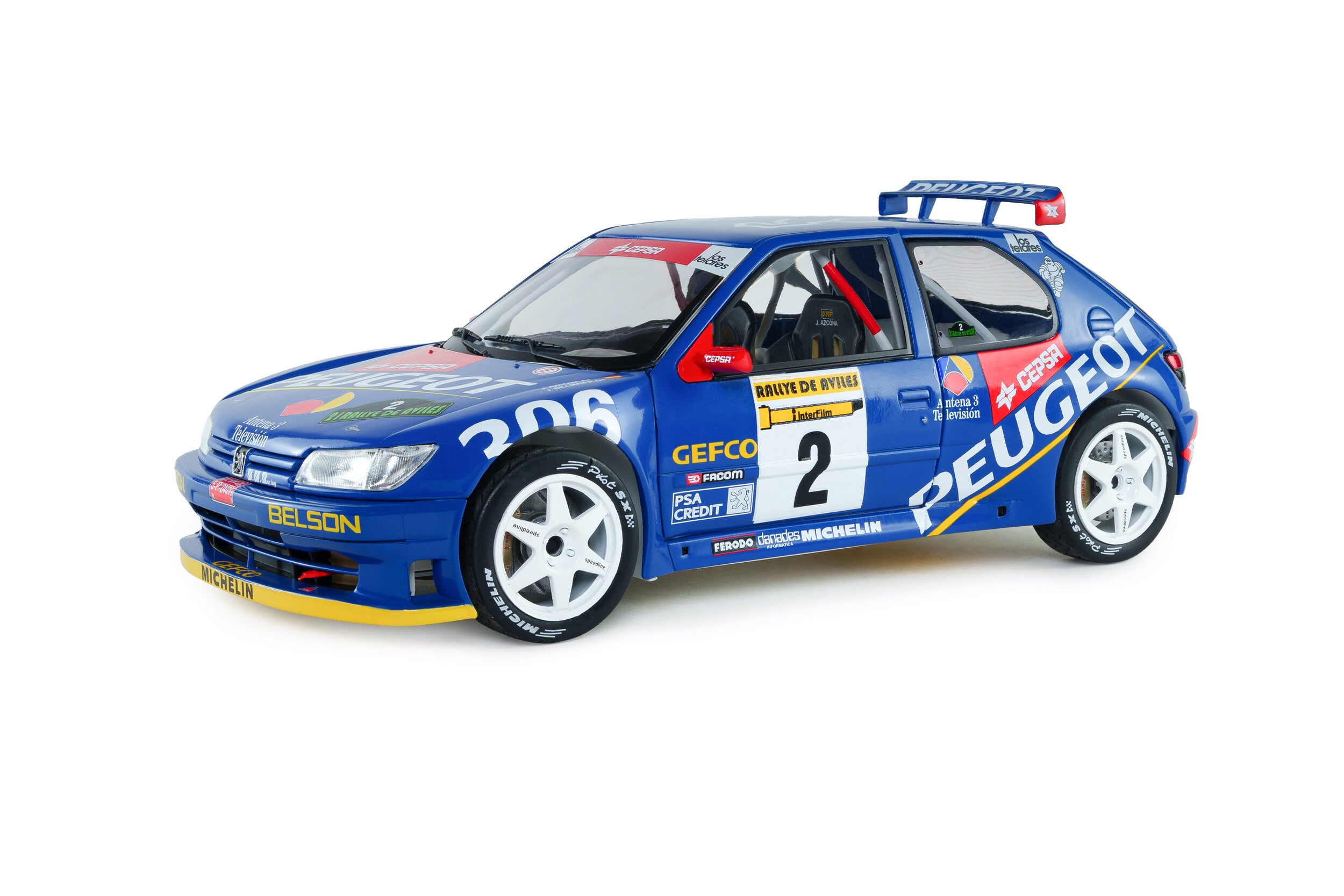 Peugeot 306 Maxi Rallye d’Avilés 1997 #2 J. Azcona/J. Billmaier - 1:18