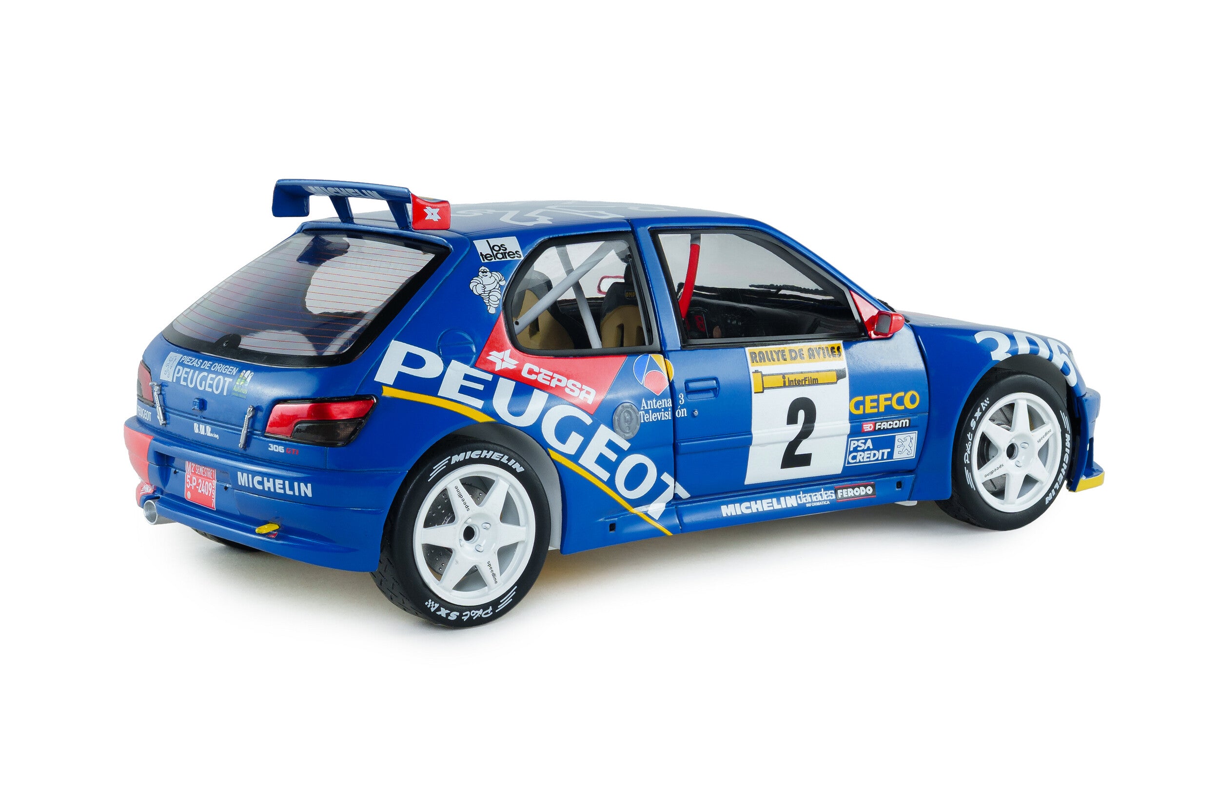 Peugeot 306 Maxi Rallye d’Avilés 1997 #2 J. Azcona/J. Billmaier - 1:18