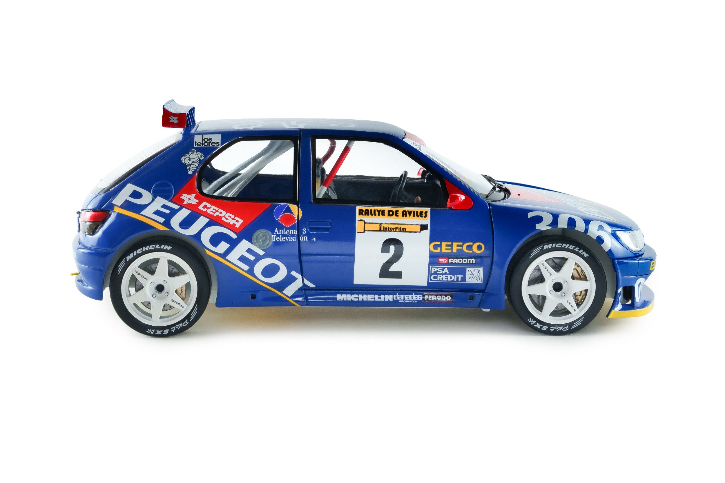 Peugeot 306 Maxi Rallye d’Avilés 1997 #2 J. Azcona/J. Billmaier - 1:18
