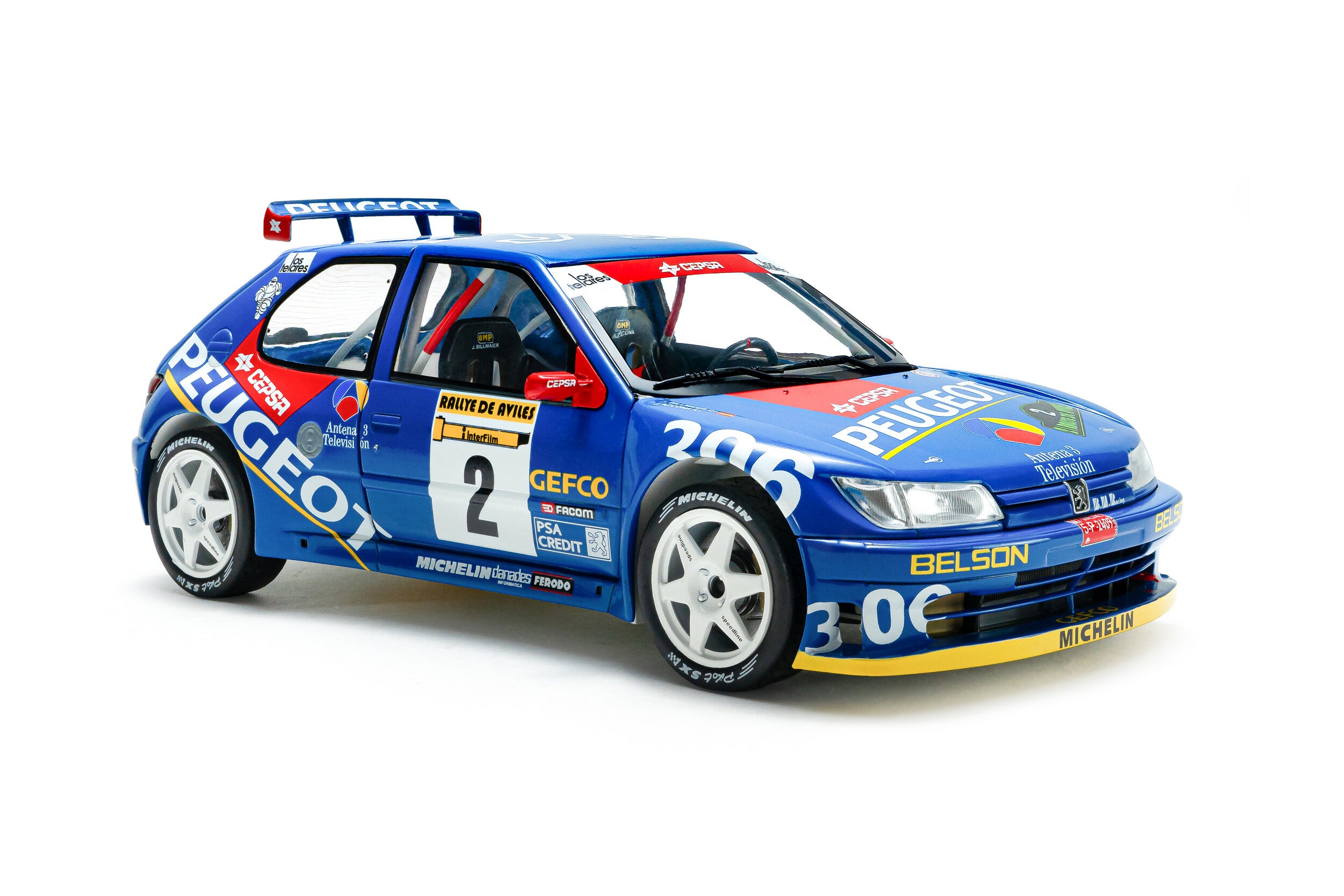 Peugeot 306 Maxi Rallye d’Avilés 1997 #2 J. Azcona/J. Billmaier - 1:18