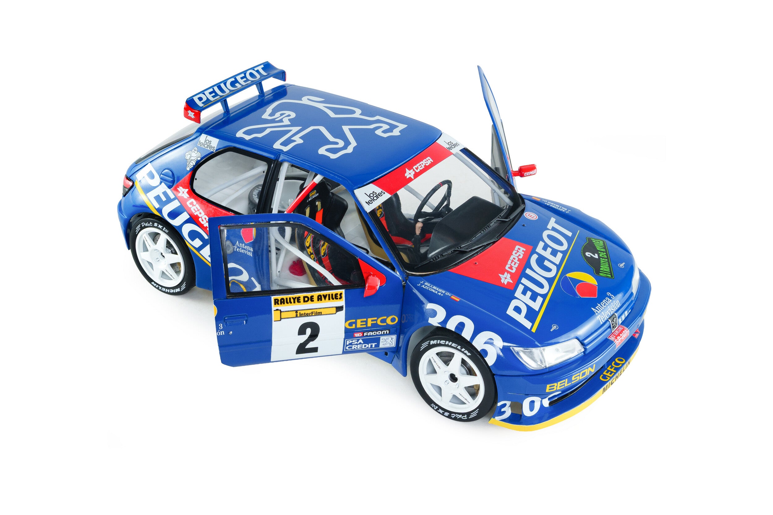 Peugeot 306 Maxi Rallye d’Avilés 1997 #2 J. Azcona/J. Billmaier - 1:18