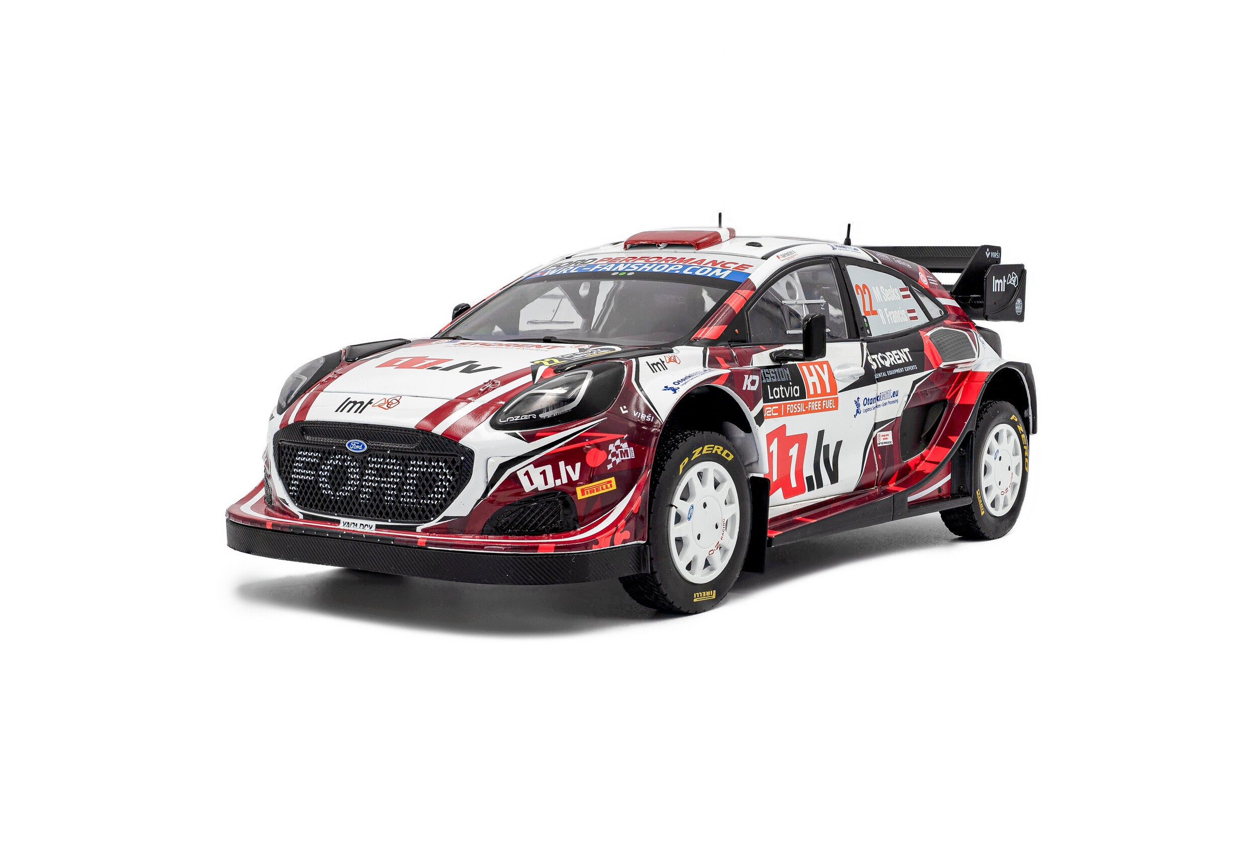 Ford Puma Rally1 Hybrid Tet Rally Latvia 2024 Mārtiņš Sesks #22 - 1:18