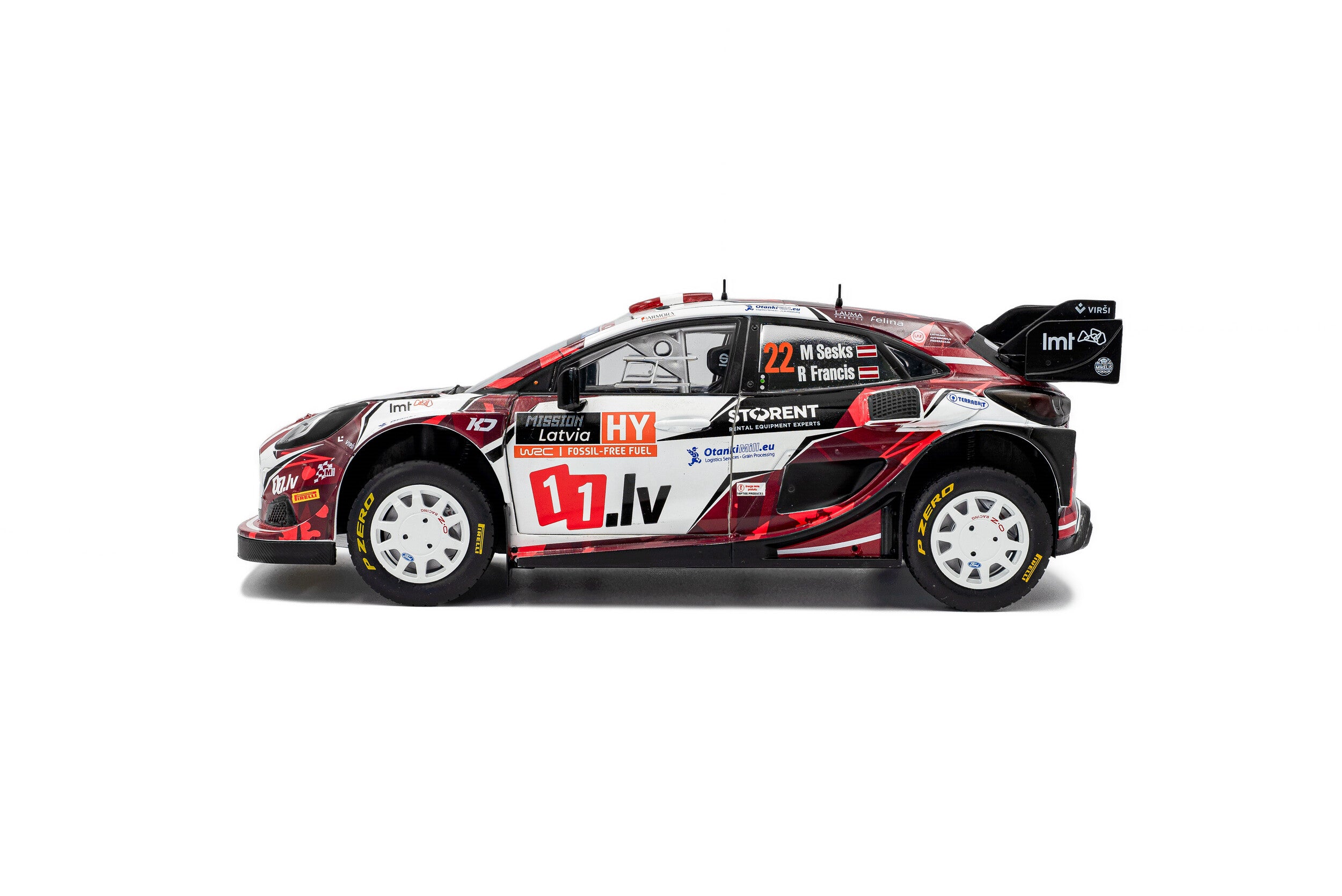 Ford Puma Rally1 Hybrid Tet Rally Latvia 2024 Mārtiņš Sesks #22 - 1:18