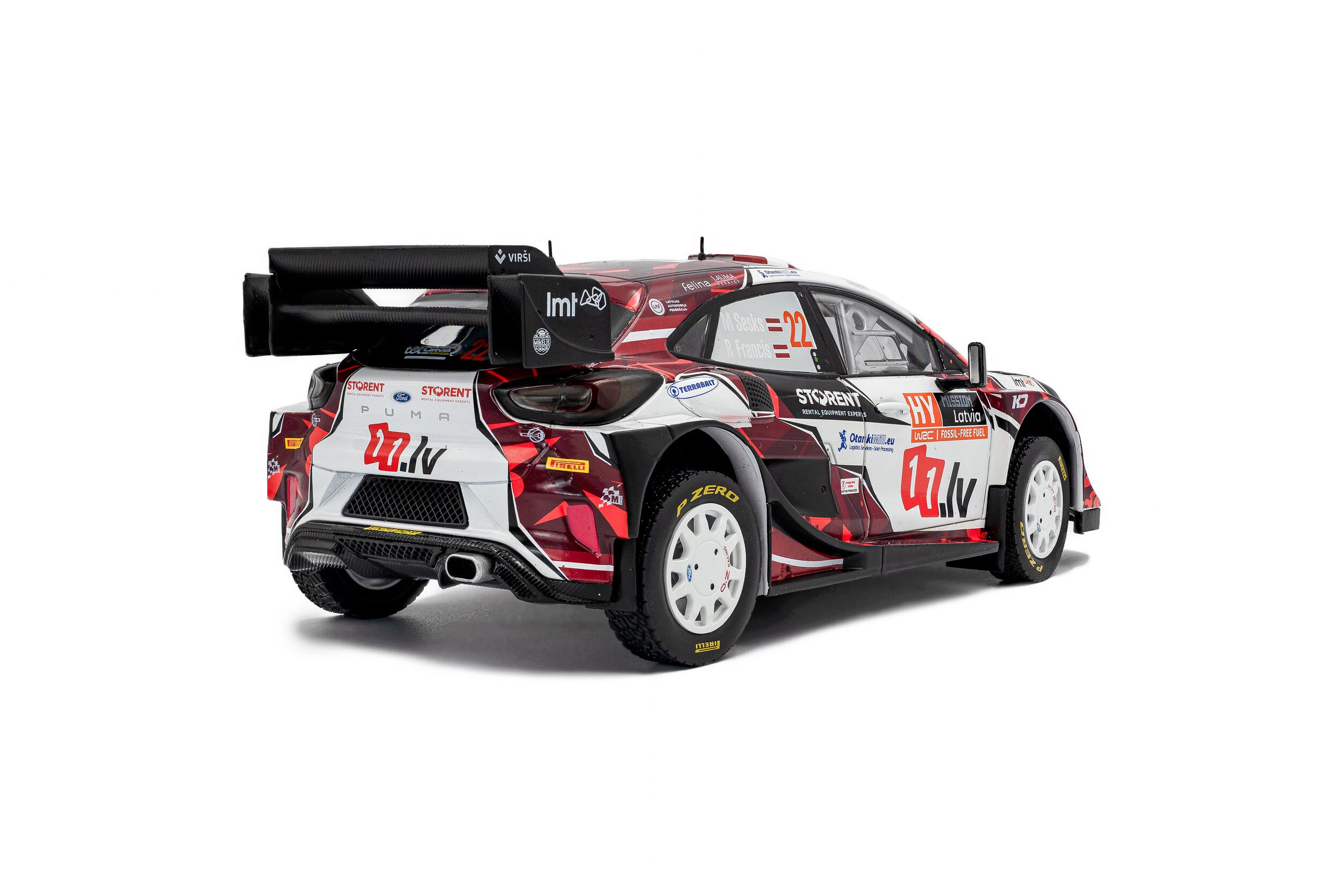 Ford Puma Rally1 Hybrid Tet Rally Latvia 2024 Mārtiņš Sesks #22 - 1:18