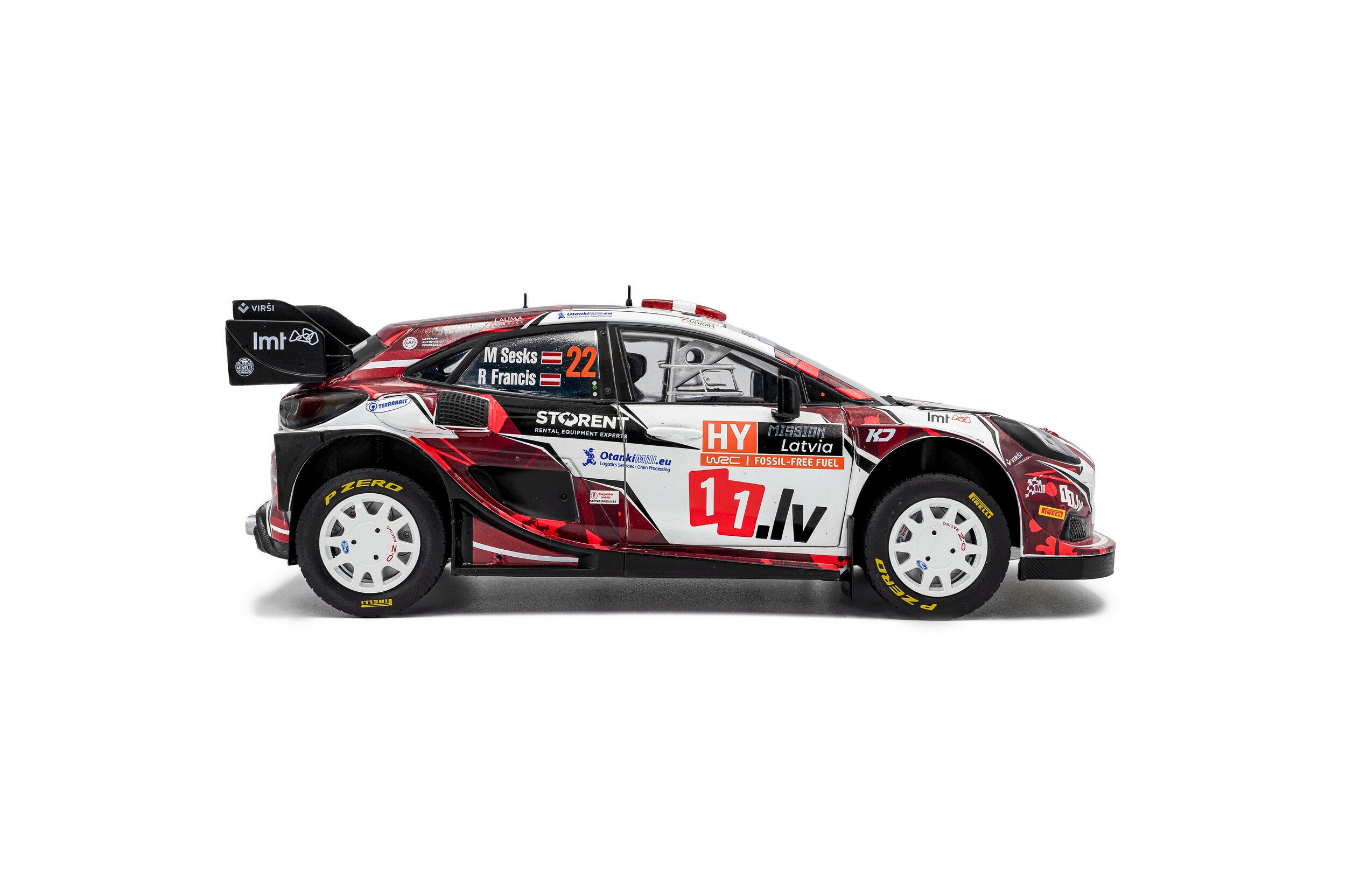 Ford Puma Rally1 Hybrid Tet Rally Latvia 2024 Mārtiņš Sesks #22 - 1:18