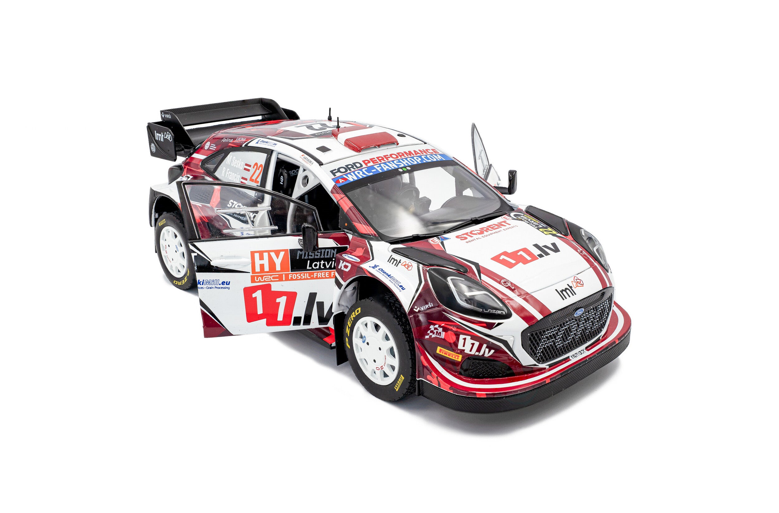 Ford Puma Rally1 Hybrid Tet Rally Latvia 2024 Mārtiņš Sesks #22 - 1:18