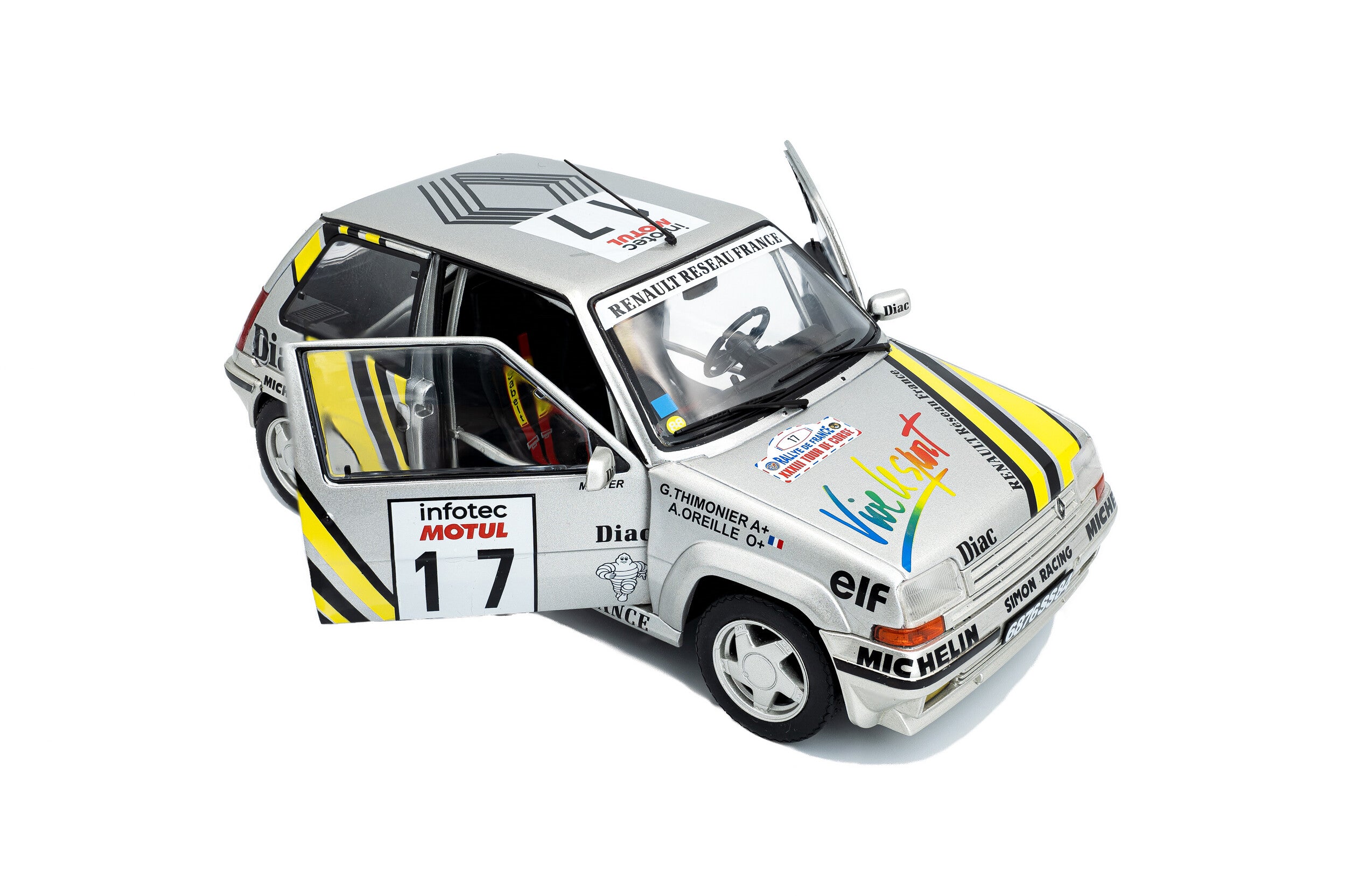 Renault 5 GT Turbo Mk2 Tour de Corse 1989 #17 A. Oreille - 1:18