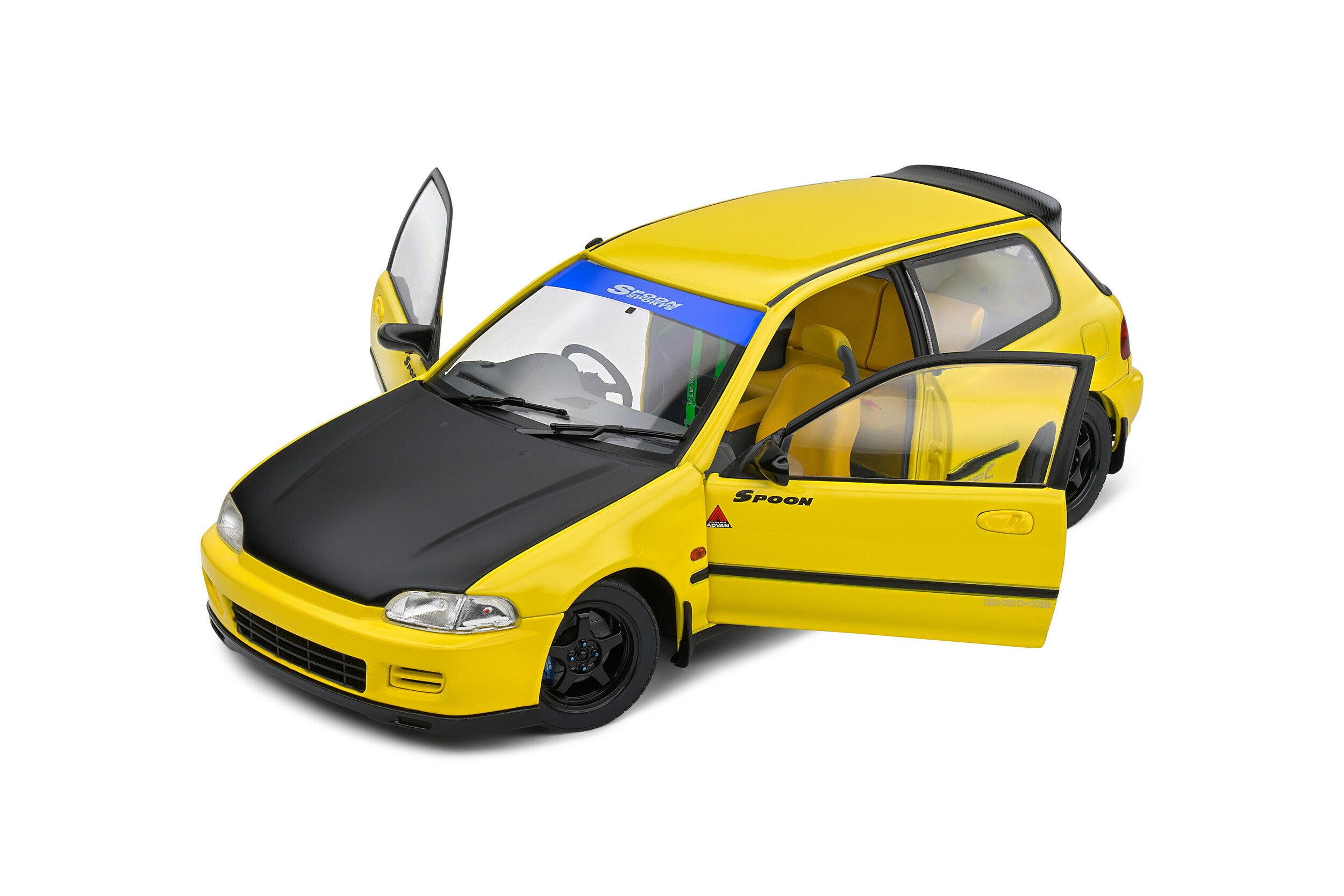 Honda Civic EG6 Spoon Version - Yellow Carnival - 1991 - 1:18