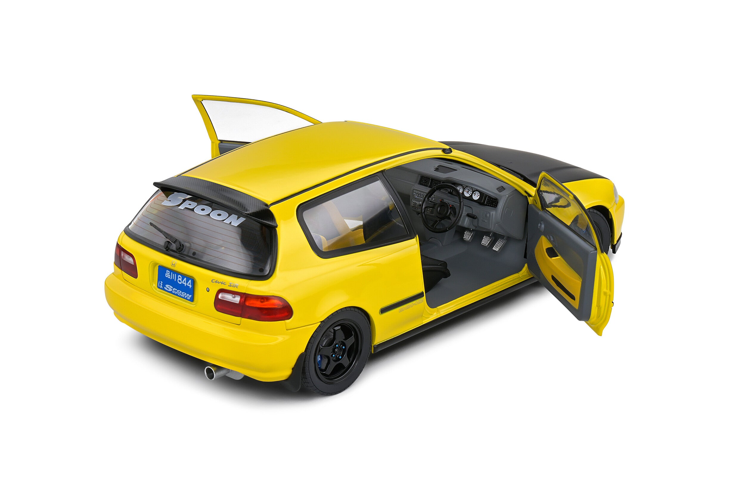 Honda Civic EG6 Spoon Version - Yellow Carnival - 1991 - 1:18
