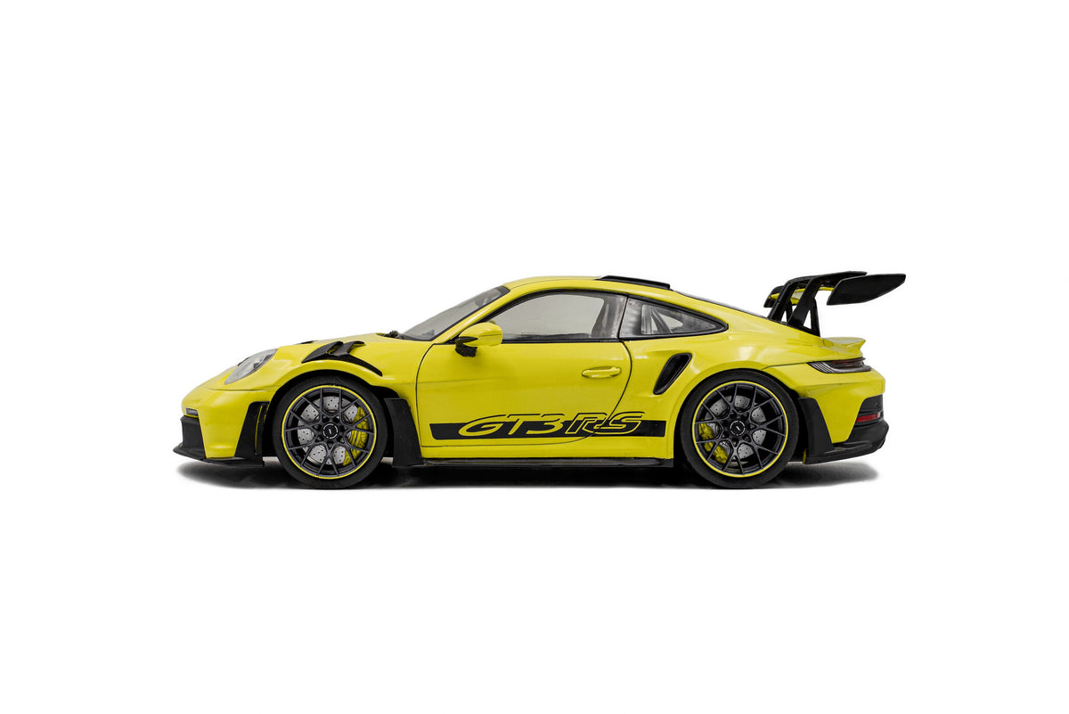 Porsche 911 GT3 RS Solido Works Neon Lime - 2024 - 1:18