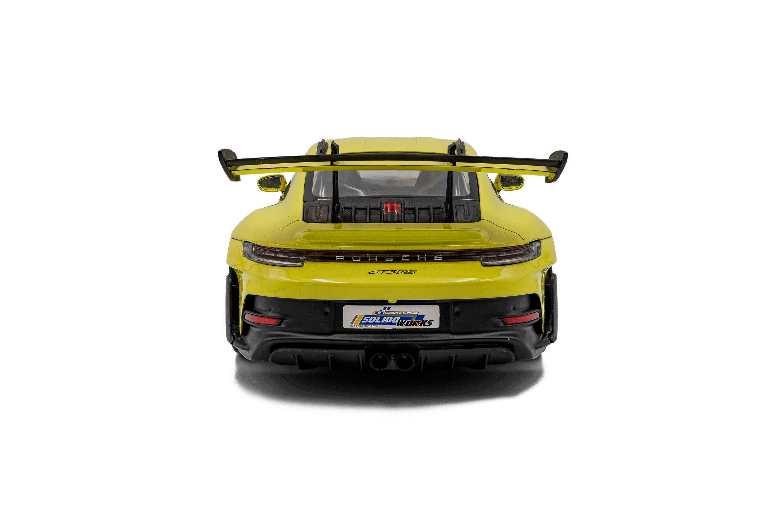 Porsche 911 GT3 RS Solido Works Neon Lime - 2024 - 1:18