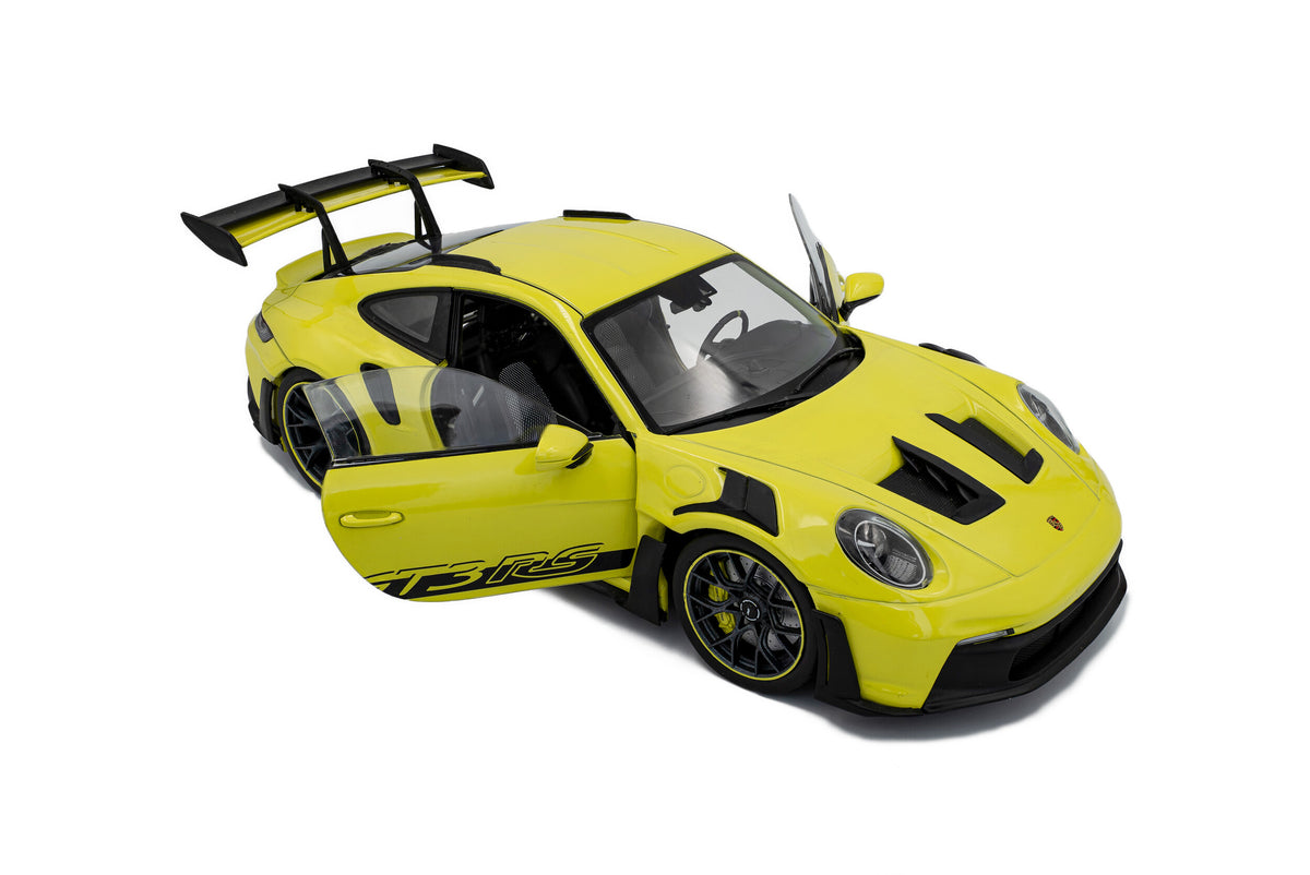 Porsche 911 GT3 RS Solido Works Neon Lime - 2024 - 1:18
