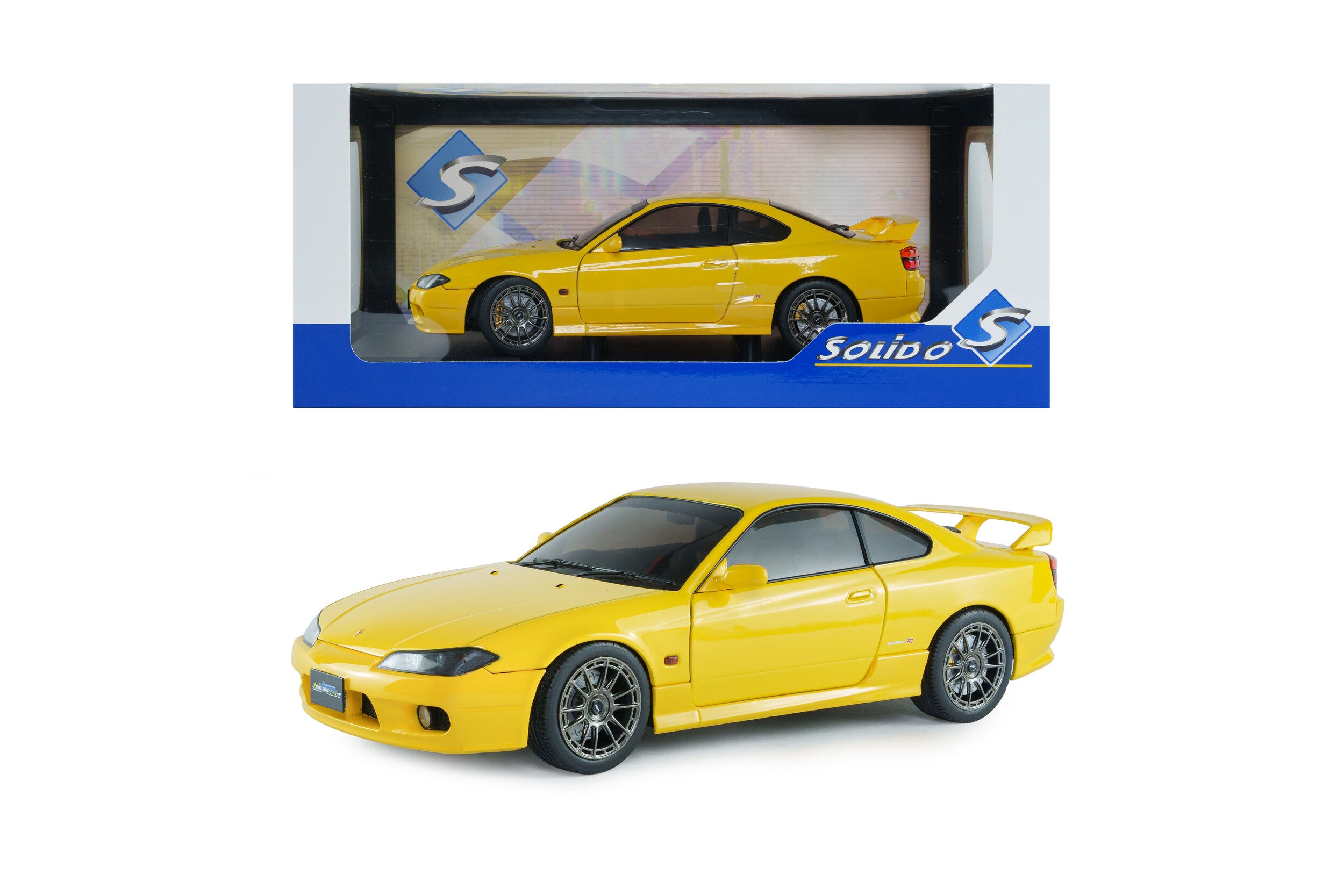 Nissan Silvia (S15) Spec-R Aero - Lightning Yellow - 1999 - 1:18