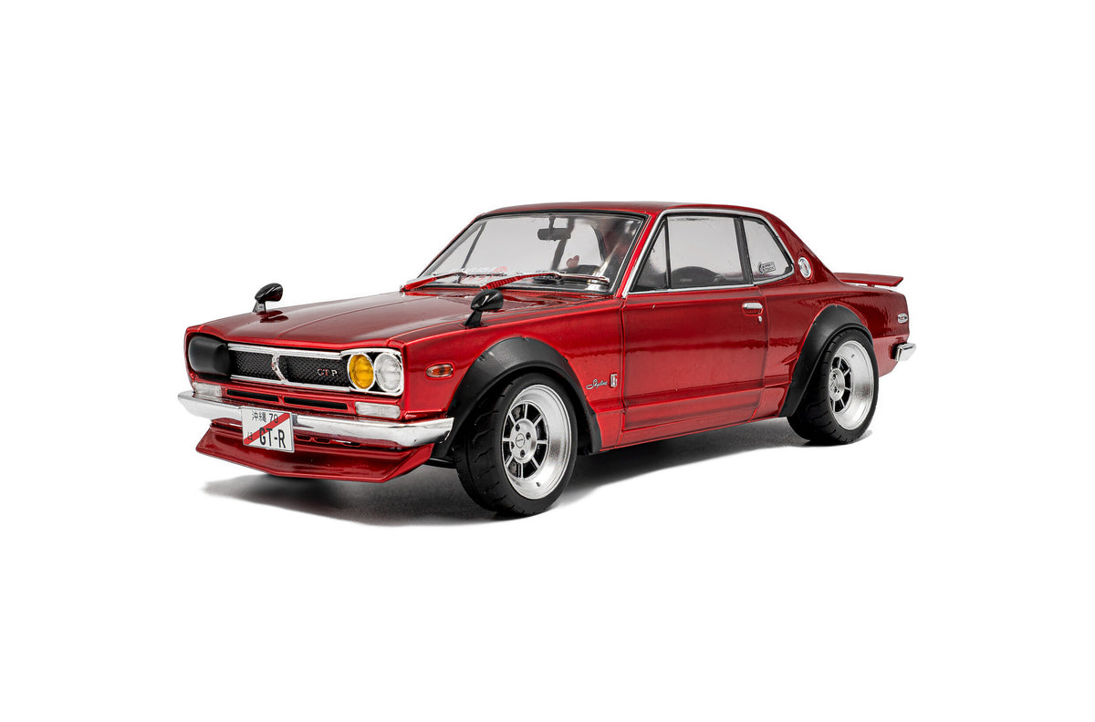 Nissan Skyline C10 Hakosuka Solido Works - Red Metallic - 1970 - 1:18