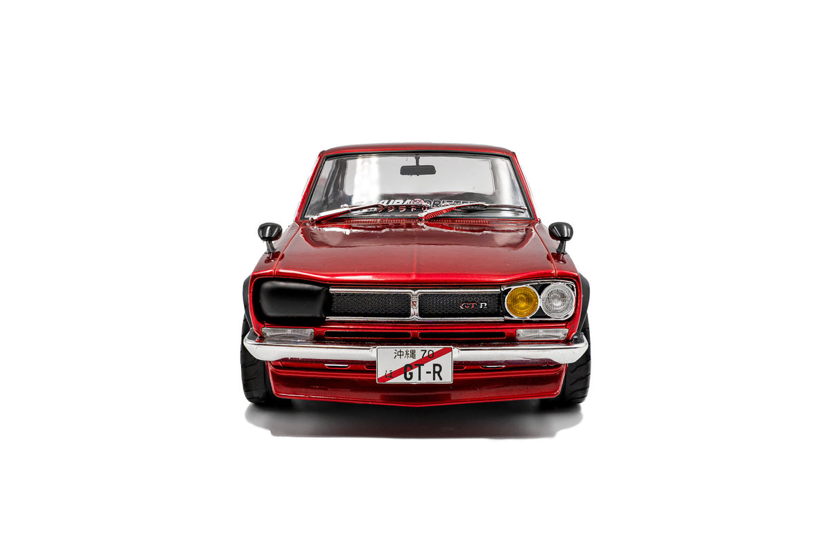 Nissan Skyline C10 Hakosuka Solido Works - Red Metallic - 1970 - 1:18