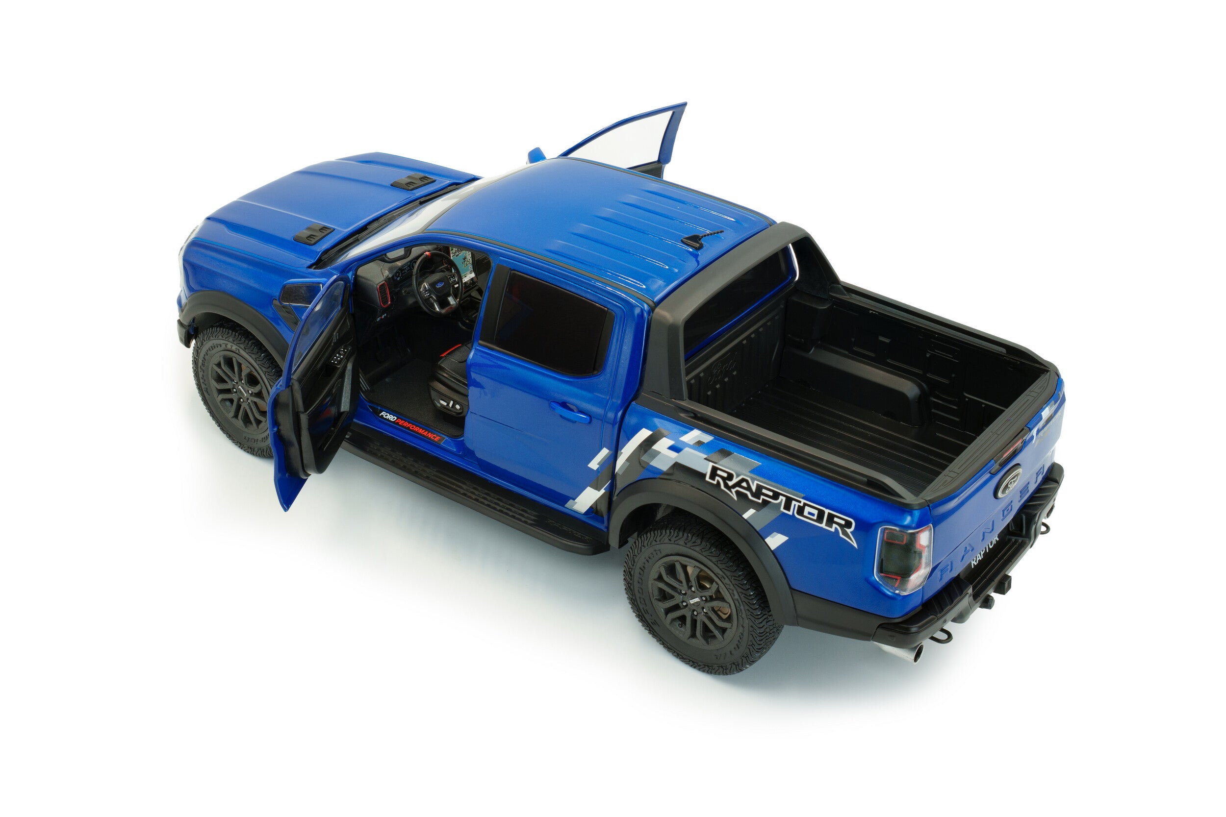 Ford Ranger Raptor - Blue Lightning - 2024 - 1:18