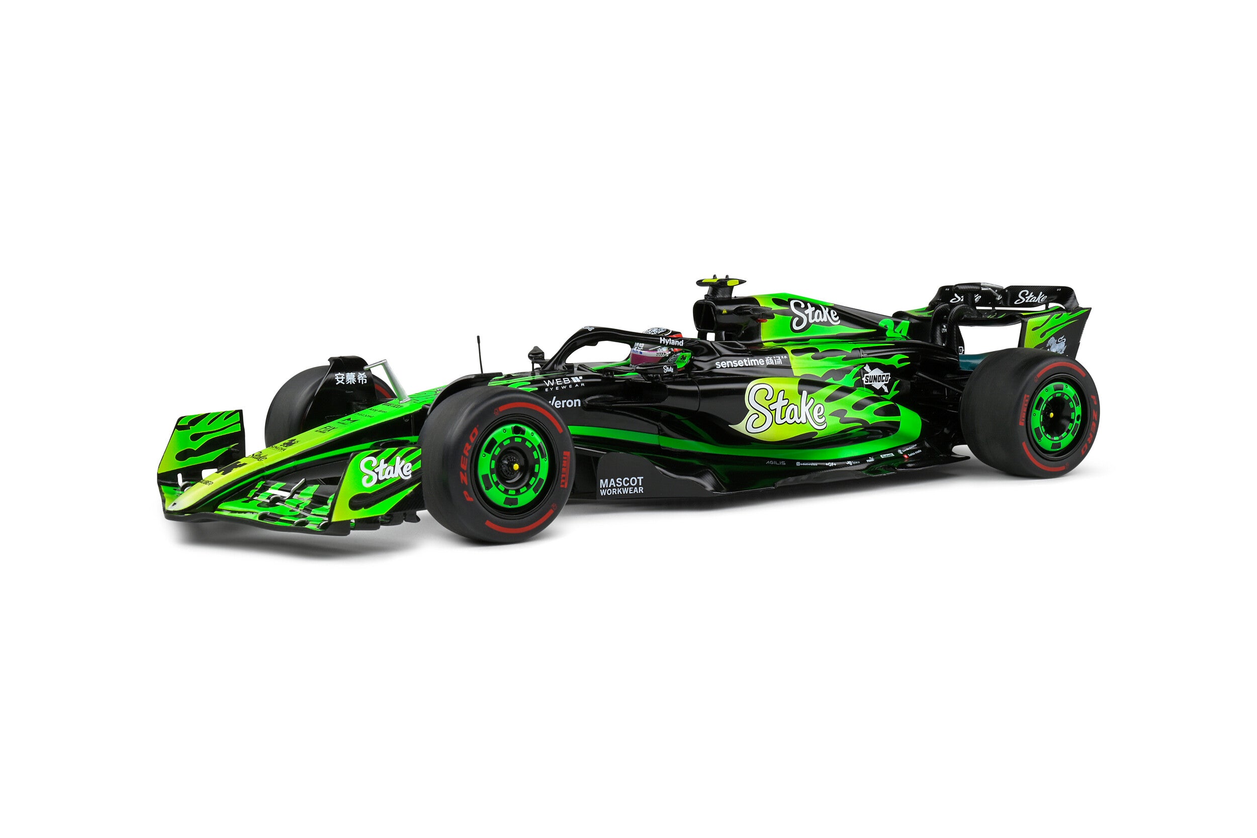 Kick Sauber F1 Team C44 - GP Las Vegas 2024 - #77 Z. Guanyu - 1:18