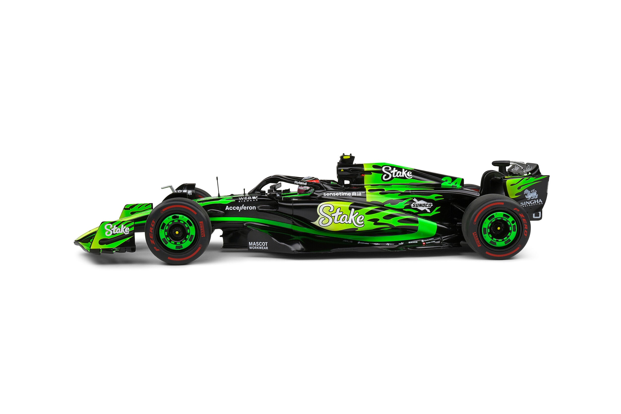 Kick Sauber F1 Team C44 - GP Las Vegas 2024 - #77 Z. Guanyu - 1:18
