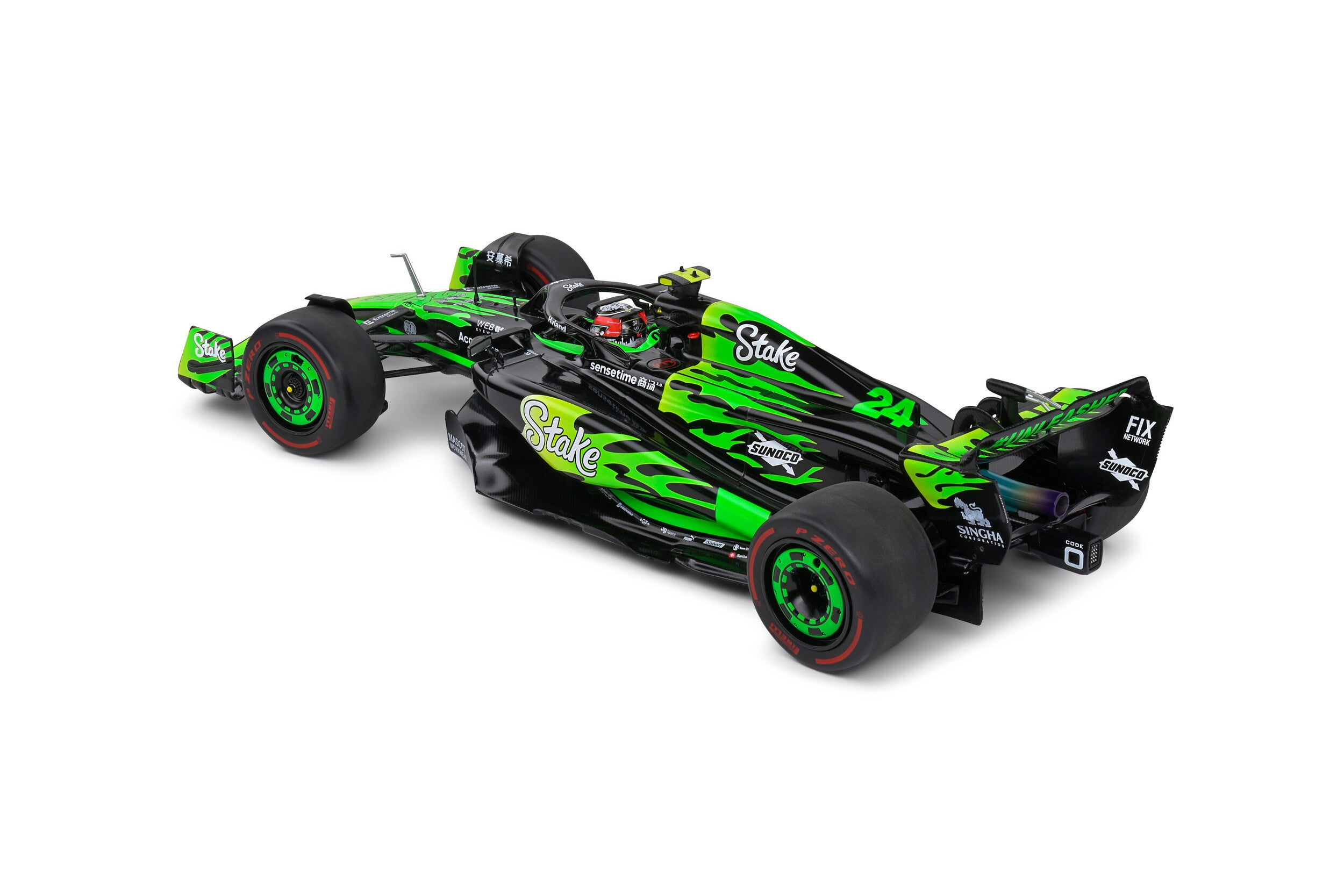 Kick Sauber F1 Team C44 - GP Las Vegas 2024 - #77 Z. Guanyu - 1:18