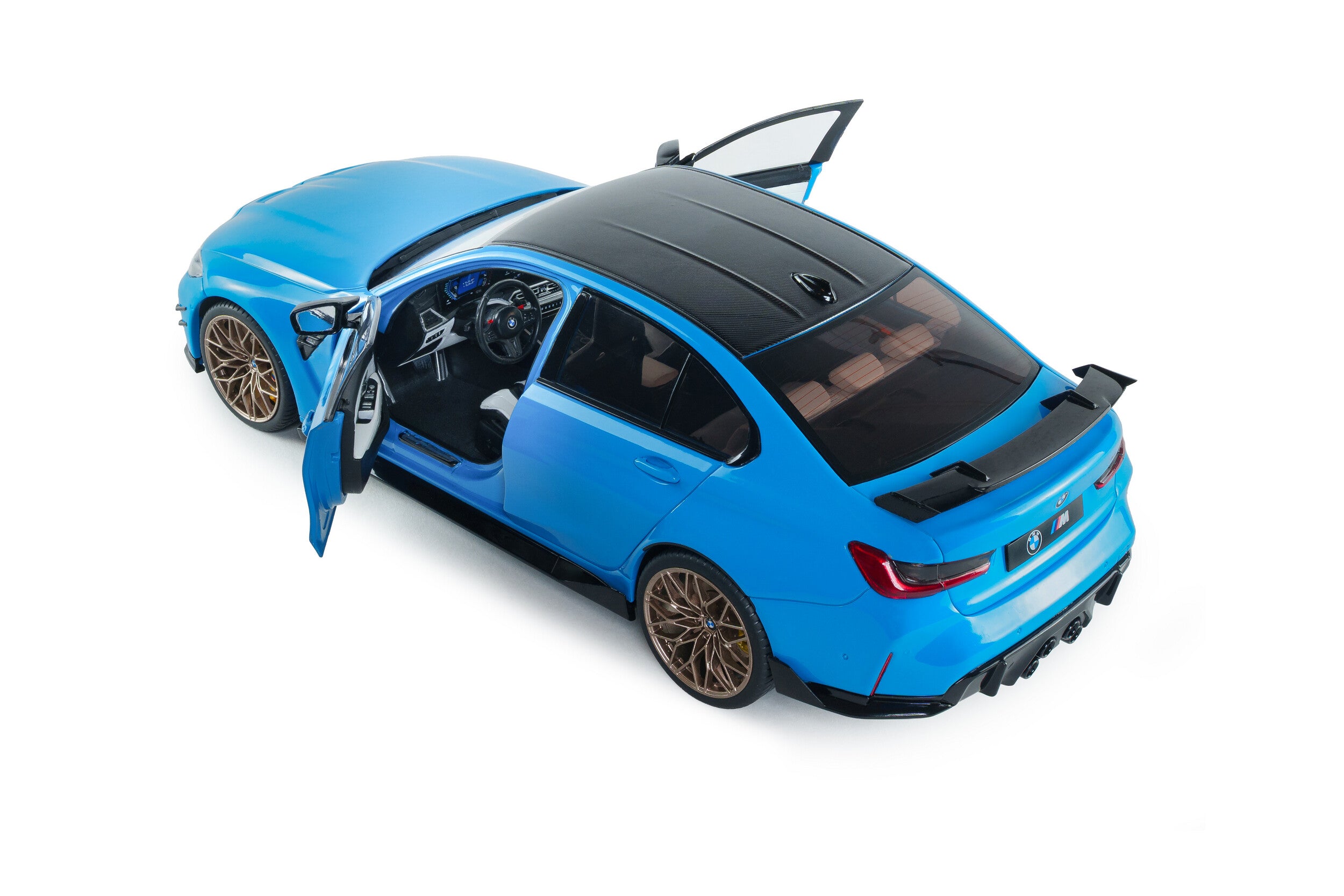 BMW M3 Performance Parts - Daytona Beach Blue - 2024 - 1:18