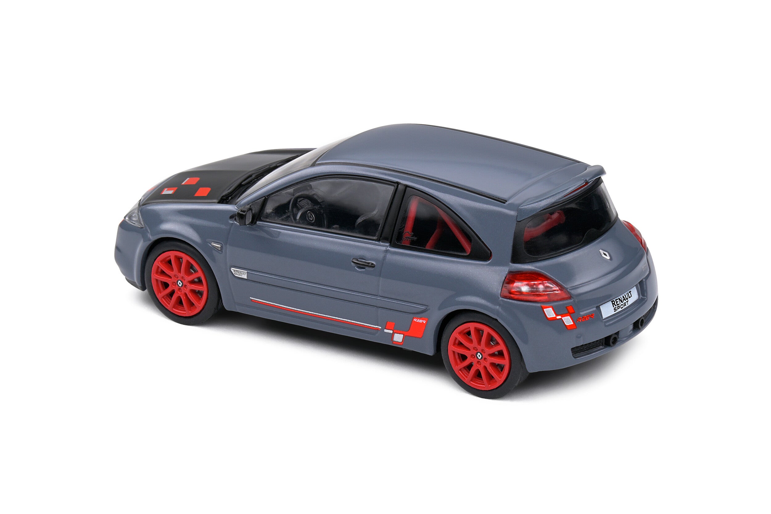 Renault Mégane 2 R26.R - Moonstone Grey - 1:43