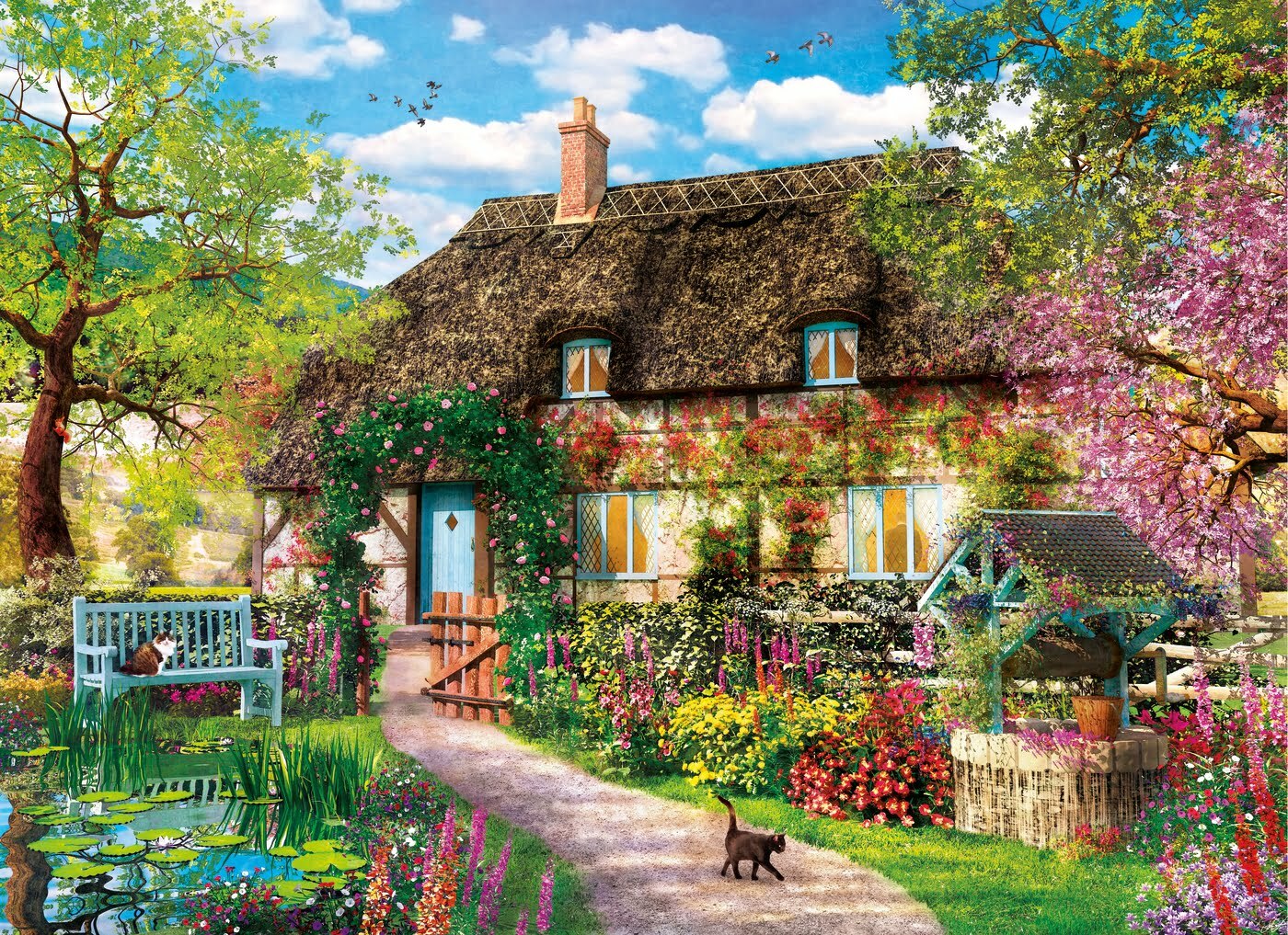 Puzzle The Old Cot - 1000 pcs