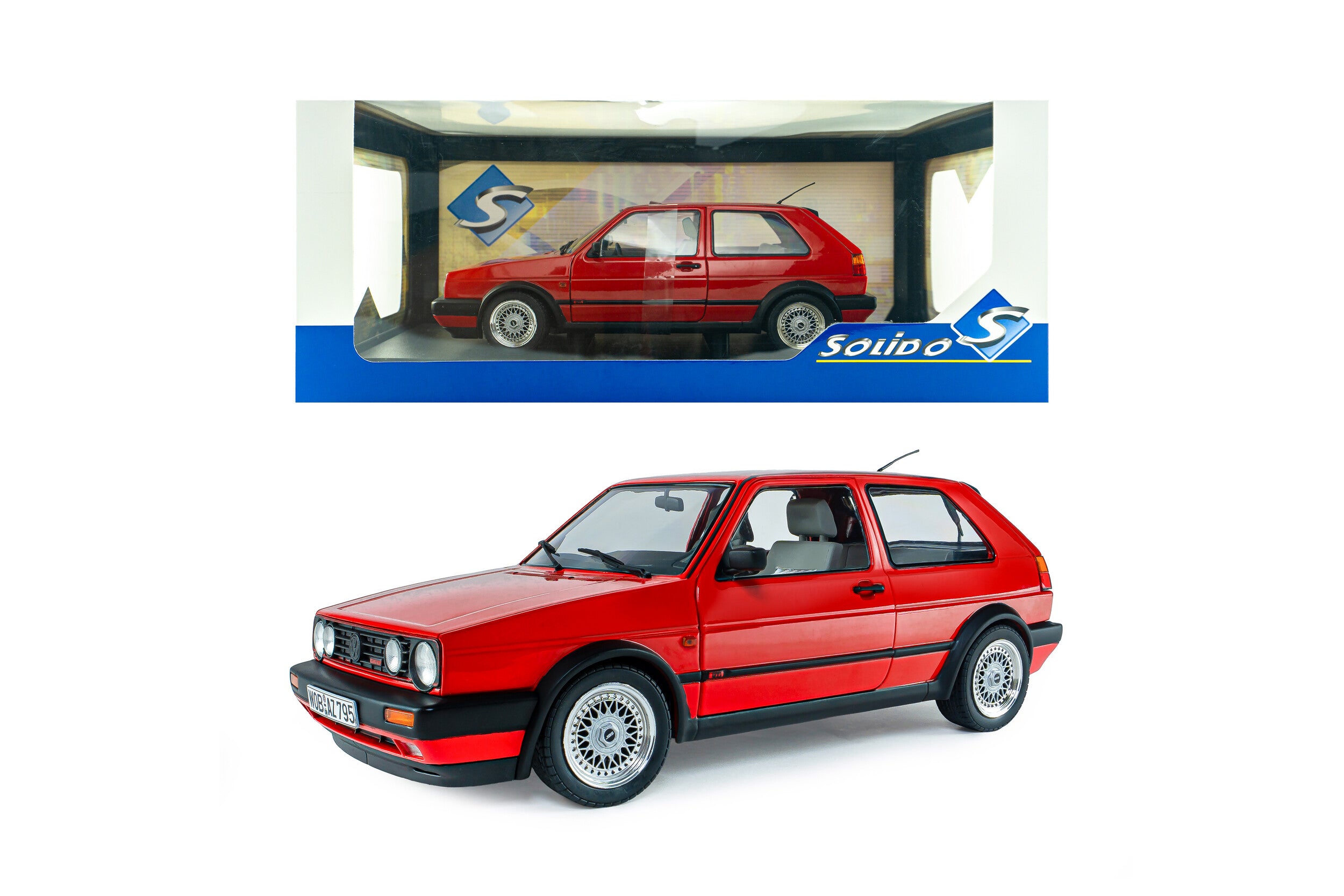Volkswagen Golf 2 GTI G60 Mars Red - 1989 - 1:18