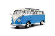 Volkswagen T1 Samba Blue & White - 1962 - 1:18