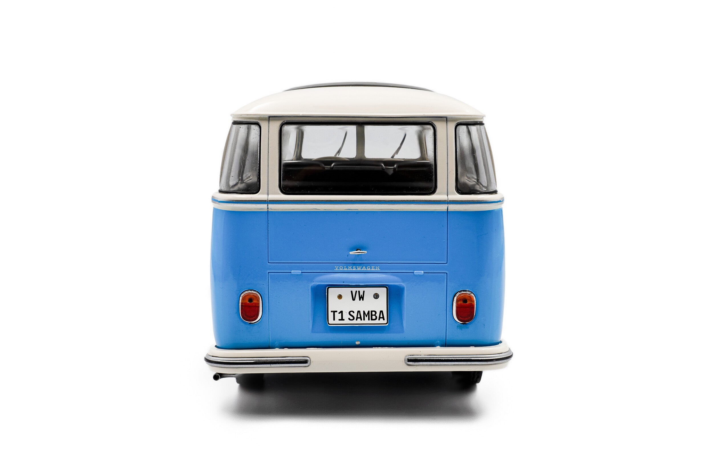 Volkswagen T1 Samba Blue & White - 1962 - 1:18